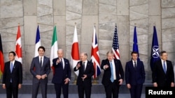 NATO summit on Russia's invasion of Ukraine, in Brussels