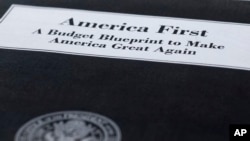 Rancangan anggaran belanja Federal pertama pemerintahan Presiden Donald Trump, dirilis Kamis (16/3).