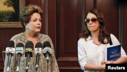 La presidente Dilma Rousseff se refirió en Chile a la tragedia y viajó de inmediato a Santa María. 