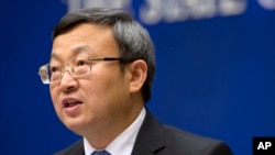 Wakil Menteri Perdagangan ChHina, Wang Shouwen di Beijing, China, 28 Juni 2018. (Foto: dok).