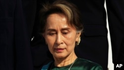 Myanmar's State Counselor Aung San Suu Kyi 
