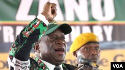 Emmerson Mnangagwa, congrès de la ZANU-PF, Harare, Zimbabwe, le 15 décembre 2017.