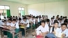 မြန်မာနိုင်ငံက အလယ်တန်းကျောင်းတကျောင်း (Photo- Hta Naung Daing)