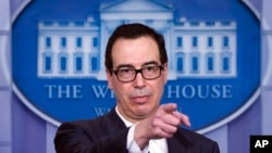El secretario del Tesoro, Steven Mnuchin, dijo en un comunicado que la administración Trump no permitirá la manipualción de elecciones parlamentarias en Irán.