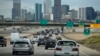Traffic on Interstate 25 in Denver, Colorado, July 23, 2021. 