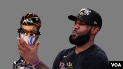 LeBron James à Los Angeles.