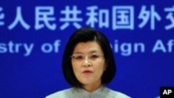 Jiang Yu porta-voz do ministério dos negócios estrangeiros da China