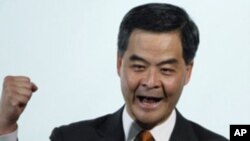 香港特區行政長官梁振英(資料圖片)