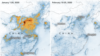 NASA and European Space Agency (ESA) pollution monitoring satellites have detected significant decreases in nitrogen dioxide (NO2) over China. There is evidence that the change is at least partly related to the economic slowdown following the outbreak of 