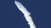 美国宇航局猎户座宇宙飞船紧急发射中止系统飞行试验中升空后分离