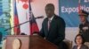 FILE - Haiti's President Jovenel Moise delivers a speech in Port-au-Prince, July 13, 2019. 