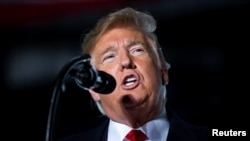 U.S. President Donald Trump, Oct. 27, 2018. 