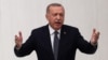 Presiden Turki Recep Tayyip Erdogan berbicara di Ankara, Selasa (1/10). 