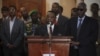 UN special envoy for Somalia Augustine Mahiga. center (file photo, AU-UN via Reuters).