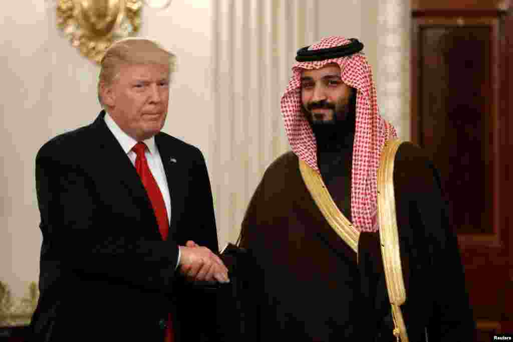 Prezida Trump n'Icegera c'Umwami wa Arabiya Sawudite