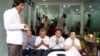 Human right group ADHOC hosts a blessing ceremony for the newly released officials: Ny Sokha,Yi Soksan, Nay Vanda and Lim Mony. Phnom Penh, Cambodia, June 30 2017. (Khan Sokummono/ VOA Khmer) 
