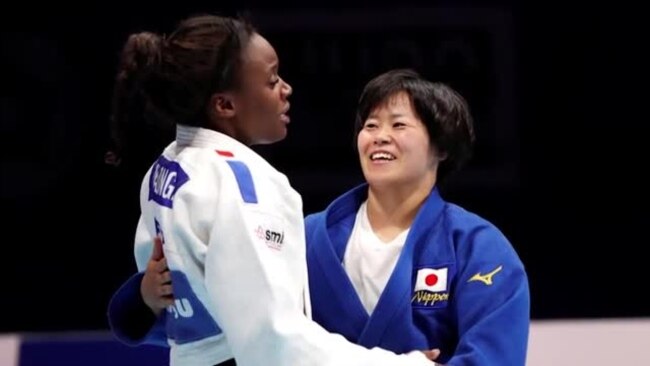 Elonga ya Madeleine Malonga na judo liboso Shori Hamada (bilili)