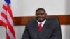FILE - Outgoing Liberia Senate Leader Gbehzongar Findley.