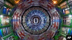 Researchers at the CERN physics lab near Geneva, used the $5.5 billion atom smasher, called the Large Hadron Collider, to confirm the existence of the Higgs boson particle.