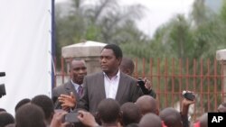 Hakainde Hichilema, candidat malheureux à la présidentielle zambienne du 11 août à Lusaka, Zambie, 21 janvier 2015.