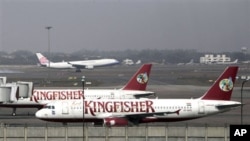 Dalam setahun belakangan, Kingfisher Airlines terus mengalami kerugian sekitar 1,5 miliar dolar dan terpaksa mengurangi operasinya (foto: Dok). 