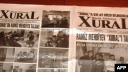 Xural qəzetinin texniki avadanlıqları müsadirə edilib