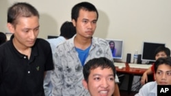 Nguyen Van Giap is a Vietnamese student who recently completed a USAID funded IT training program in Hanoi for youth with disabilities