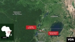 Imipaka y'u Rwanda na Uganda
