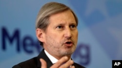 Johannes Hahn (AP Photo/Amel Emric)