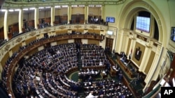 Le parlement égyptien, 10 janvier 2016. 