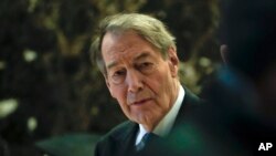 Charlie Rose,Trump Tower, New York, le 21 novembre 2016. 