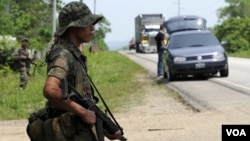Las fuerzas armadas de Guatemala libran una lucha frontal contra grupos de sicarios.