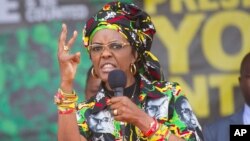 Grace Mugabe.