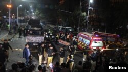 Wurin da aka kai harin kunar bakin wake a Lahore, Pakistan