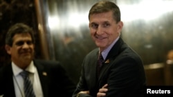 Michael Flynn, Trump Tower, New York, le 30 novembre 2016. 2016. 