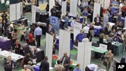 Une foire pour chômeurs dans l'Ohio (mars 2011)