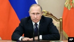 Presiden Vladimir Putin di Moskow, Rusia, 26 September 2016 (Foto: dok).