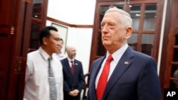Le secrétaire américain à la Défense Jim Mattis, le 16 octobre 2016.