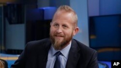 Brad Parscale, jefe de campaña para la reelección del presidente Donald Trump 2020, durante una entrevista en el programa "Fox & friends", en Nueva York, el 24 de mayo de 2018.