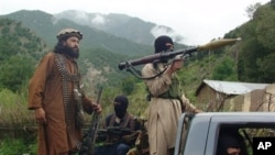 Para militan di dekat perbatasan Pakistan-Afghanistan (foto: dok). 