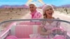 Potongan adegan dari film "Barbie" besutan sutradara Greta Gerwig dalam foto yang dirilis oleh Warner Bros. Pictures. (Foto: Warner Bros. Pictures via AP)