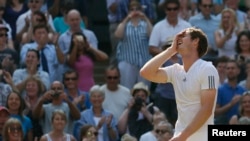 Andy Murray, qualifié pour la finale du tout premier tournoi du Grand Chelem de la saison 2015