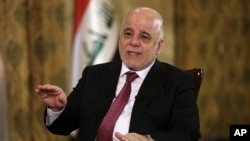 El primer ministro iraquí, Haider al-Abadi, dice que hará cumplir la autoridad de Bagdad en territorio kurdo.