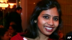 Jami'ar difilomasiyyar India da 'Yansanda suka kama a New York kan zargin bautarda 'yar gidanta.