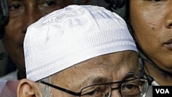 Ulama radikal Indonesia Abu Bakar Bashir. (foto: dok)