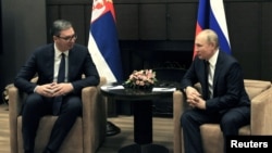 Razgovor Aleksandra Vučića i Vladimira Putina u Kremlju, arhivska fotografija