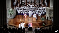 Funeral de John McCain, Washington, 1 de septiembre 2018.