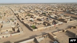 Une vue aérienne sur la ville de Kidal, au Mali, le 27 août 2022.