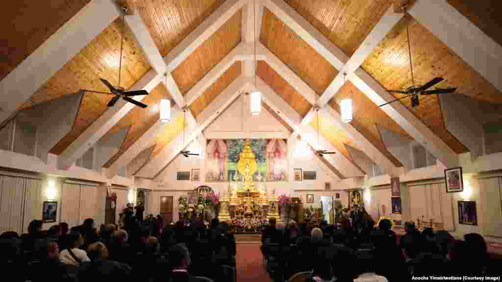Thai king funeral wat thai dc