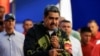 El presidente de Venezuela, Nicolás Maduro, se dirige a sus seguidores durante un acto en Caracas, el 23 de enero de 2024.